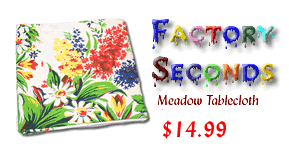 Factory Seconds Tablecloth Meadow Pattern