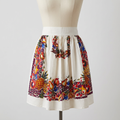 Fruit Cocktail Vintage Tablecloth Cotton Half Apron